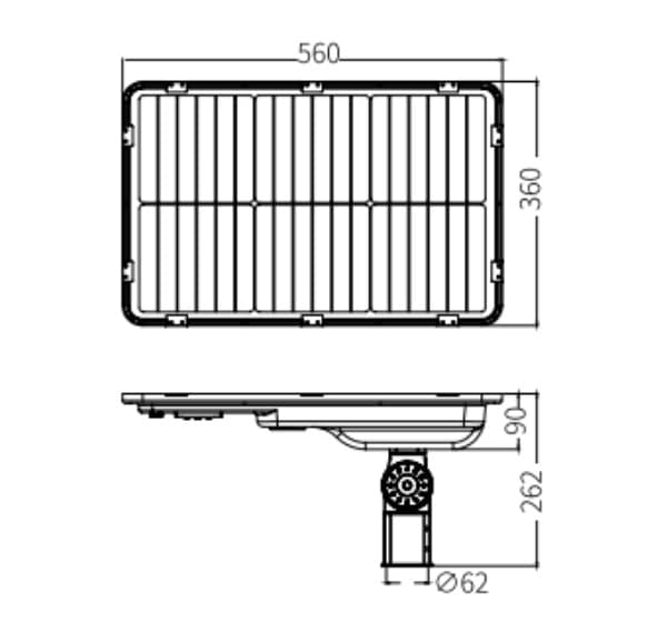 Solar LED Light ZQL-S717 20W-img-2