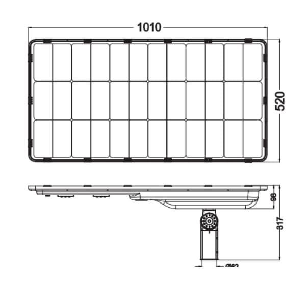 Solar LED Light ZQL-S717 80W-img-2